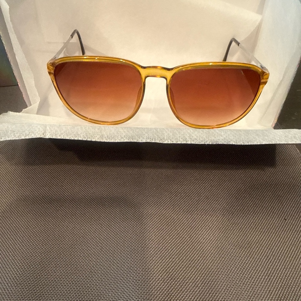 Dior Women's Amber Frame Sunglasses with Brown Gradient Lenses